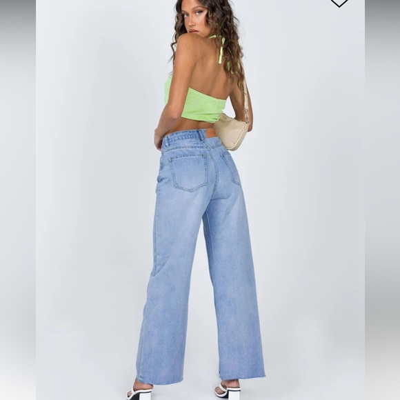 2/$40 Princess Polly Wide Leg Jeans 26.5 Inseam - Picture 3 of 6